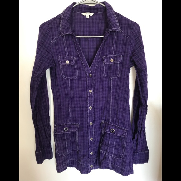 Maurice’s Sm long sleeve purple top - Picture 1 of 2